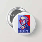 George Washington Ronde Button 5,7 Cm (Voorkant /achterkant)