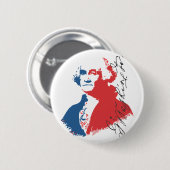 George Washington Ronde Button 5,7 Cm (Voorkant /achterkant)