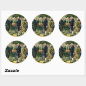 George Washington Ronde Sticker (Vel)
