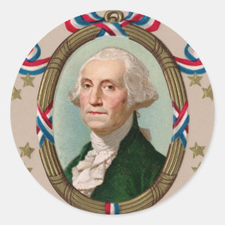 George Washington Ronde Sticker
