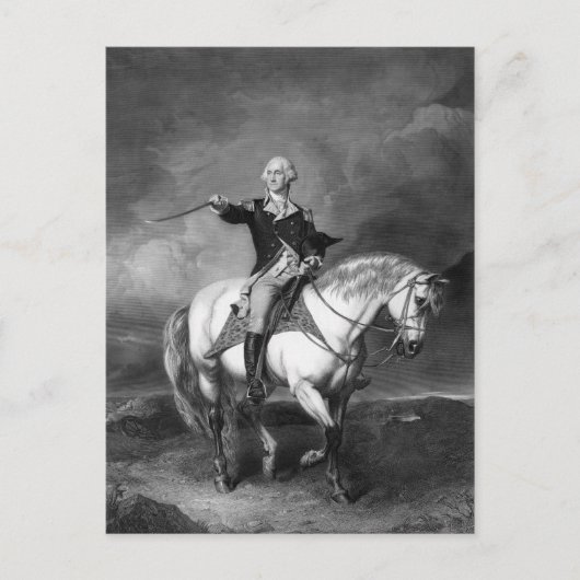George Washington Salute postcard Briefkaart (Voorkant)