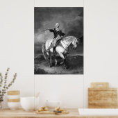 George Washington Salute poster/print Poster (Keuken)