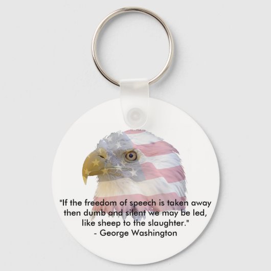 George Washington Sleutelhanger (Voorkant)