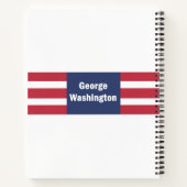 George Washington Spiral Notitieboek (Achterkant)