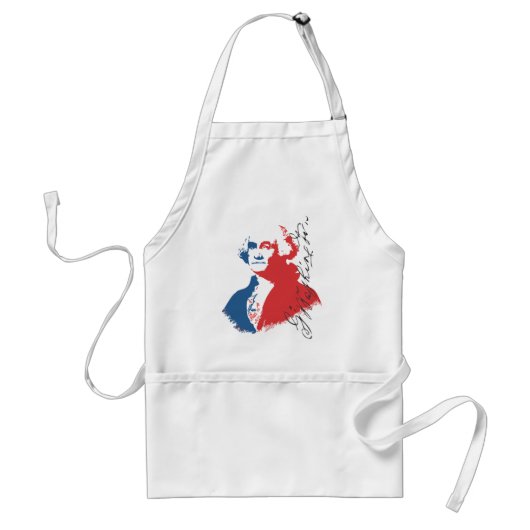 George Washington Standaard Schort (Voorkant)