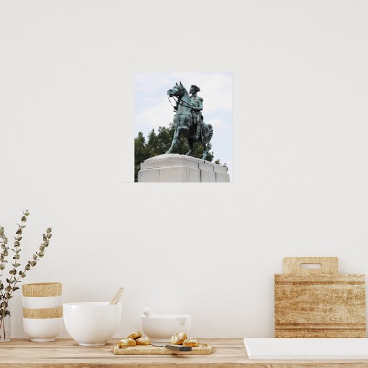George Washington standbeeld, Washington Circle Poster (Keuken)