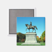 George Washington Statue in Boston Public Gardens Magneet (Voorkant / Achterkant)