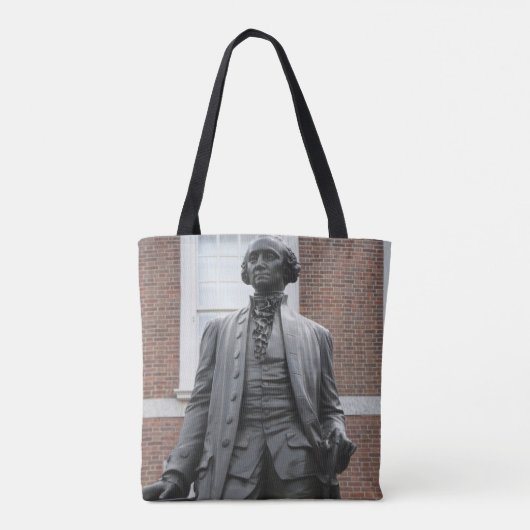 George Washington Statue Tote Bag (Achterkant)