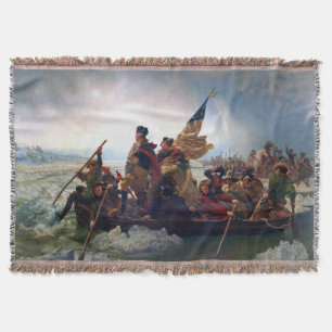 George Washington steekt de Delaware over Deken