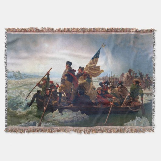 George Washington steekt de Delaware over Deken (Voorkant)