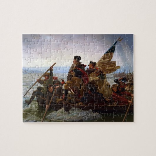 George Washington steekt de Delaware over Legpuzzel (Horizontaal)