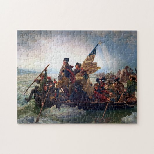 George Washington steekt de Delaware over Legpuzzel (Horizontaal)