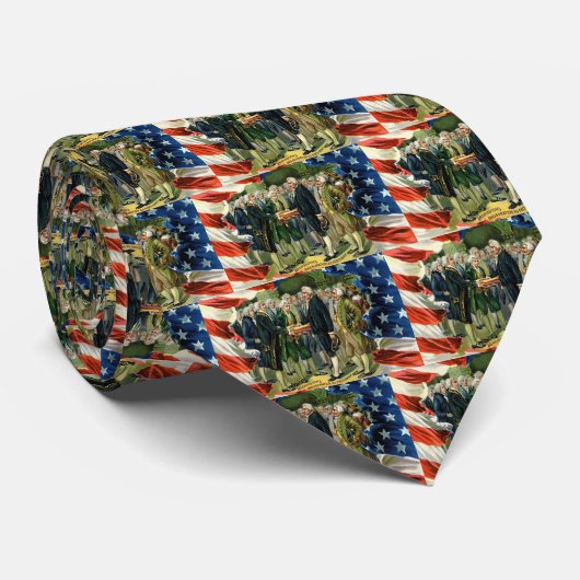 George Washington Stropdas (Opgerold)