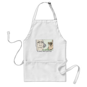 George Washington Tanden Grappige Cadeaus & Verzam Standaard Schort