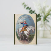  George Washington te paard Briefkaart (Staand voorkant)