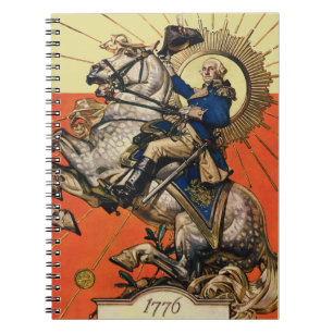 George Washington te paard Notitieboek