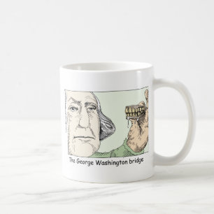 George Washington Teeth Funny Gifts & Collectibles Koffiemok