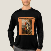 George Washington tegenover Britse generaals Tri-Blend Shirt (Voorkant volledig)