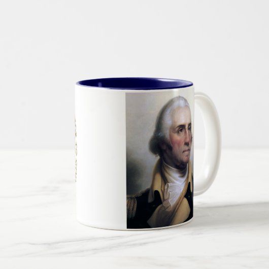 George Washington Texas Tea Party Mok (Voorkant rechts)