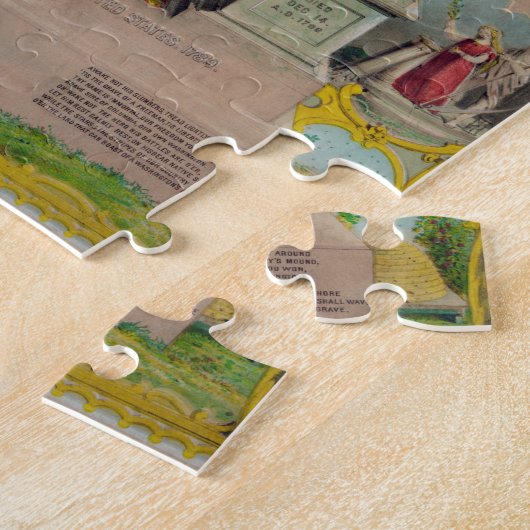 George Washington, The Mason Legpuzzel (Zijkant)