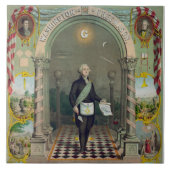 George Washington, The Mason Tegeltje (Voorkant)