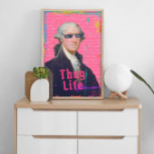 George Washington Thug Life Altered Art Poster