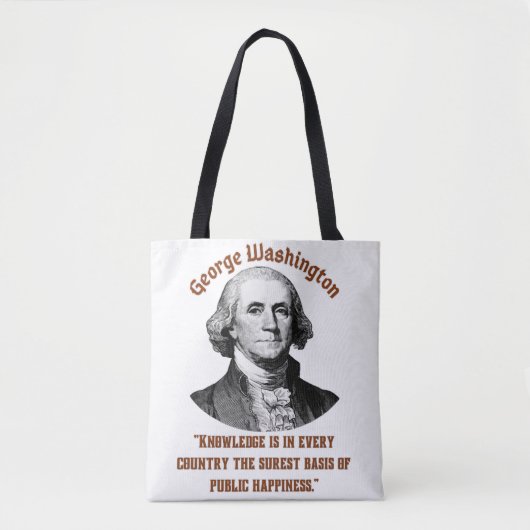 George Washington Tote Bag (Voorkant)