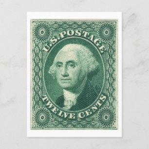 George Washington Twaalf Cents US Postage Briefkaart
