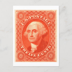 George Washington Twaalf Cents US Postage Briefkaart