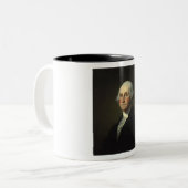 George Washington Tweekleurige Koffiemok (Voorkant links)