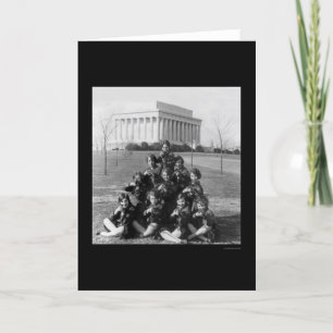 George Washington University Girls Rifle Team 1927 Kaart