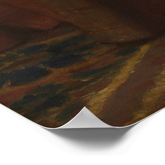 GEORGE WASHINGTON van Gilbert Stuart (Lansdowne) Poster (Hoek)