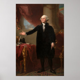 GEORGE WASHINGTON van Gilbert Stuart (Lansdowne) Poster