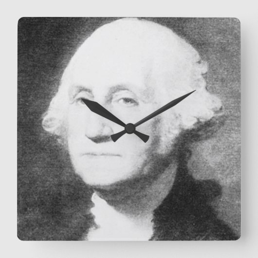 George Washington Vierkante Klok (Voorkant)