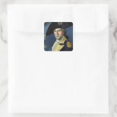George Washington Vierkante Sticker (Tas)