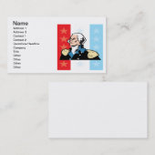 George Washington Visitekaartje (Voorkant / Achterkant)