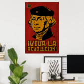 George Washington: Viva La Revolucion! Poster (Thuiskantoor)