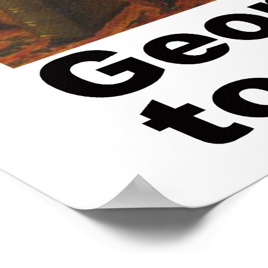 George Washington WTF (met onderschrift) Poster (Hoek)