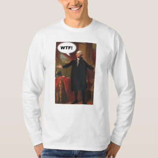 George Washington WTF (zonder onderschrift) Lange T-shirt