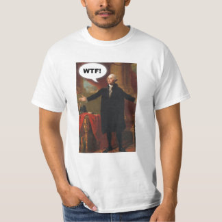 George Washington WTF (zonder onderschrift) T-Shir T-shirt