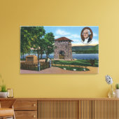 George Washington's hoofdkwartier, toren van de Vi Canvas Afdruk (Insitu (Woonkamer))