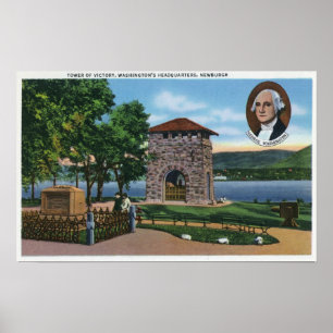 George Washington's hoofdkwartier, toren van de Vi Poster