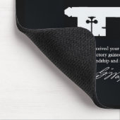George Washington's Liberty Key Mousepad Muismat (Hoek)