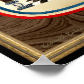 George Washington's Masonic Schort Art Poster (Hoek)