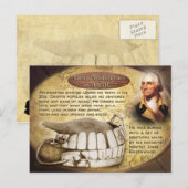 George Washington's Teeth (Dentures) Briefkaart (Voorkant / Achterkant)