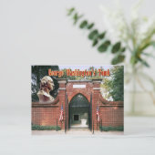 George Washington's Tomb, Mount Vernon Briefkaart (Staand voorkant)