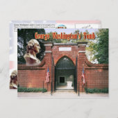 George Washington's Tomb, Mount Vernon Briefkaart (Voorkant / Achterkant)