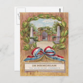 George Washington's Tomb Mount Vernon, Verenigde S Briefkaart (Voorkant / Achterkant)