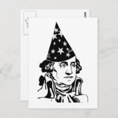 George Washington's verjaardag Briefkaart (Voorkant / Achterkant)