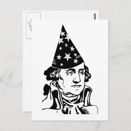 George Washington's verjaardag Briefkaart (Voorkant / Achterkant)